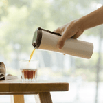 Smart Led Vacuum Coffee Maker Thermos