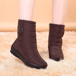 Snow Boots Women Plus Fur Warm Winter Boots Non Slip Ankle Boots - menzessential