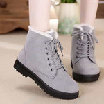 Snow Boots For Women Warm Fur Plush Insole Arch Support Keep Warm Winter