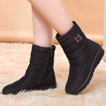 Snow Boots Women Plus Fur Warm Winter Boots Non Slip Ankle Boots - menzessential