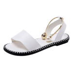 Summer Premium Comfortable Pearl Buckle Women Leather Sandals - menzessential