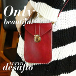 Touch Screen Waterproof Leather Crossbody Phone Bag for iPhone, Galaxy & Other
