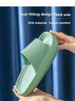 Unisex Thick Quick-Drying EVA Lightweight Bathroom Slippers