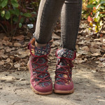 Vintage Jacquard Stitching Bohemian Style Boots - menzessential