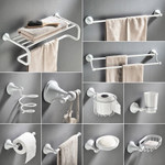 Wall-Mounted Bathroom Accessories Holder Set