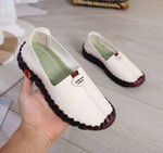 Wide Fit Thick Stitching Sole Flat Shoes - menzessential