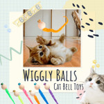 Wiggly Ball Cat Bell Toy (3 PCS) - menzessential
