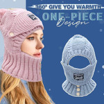 Winter Windproof Warm Scarf One-piece Hat - menzessential