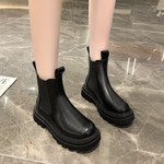 Winter Women Leather Chelsea Boots Modern Shoes - menzessential