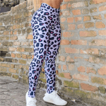 Women 3D Leopard Stripe Push Up Fitness Leggings - menzessential