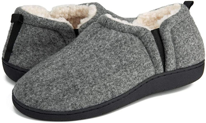 Slippers for Men Cozy Memory Foam Closed Back House Shoes