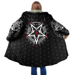 Satanic 5 Letters Hooded Coat MP855 - Amaze Style™-Apparel