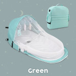 Portable Foldable Baby Bassinet Sleeping Basket with Mosquito Net