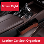 Multifunctional Leather Car Seat Organizer