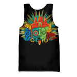 Aztec Tezcatlipoca Tlaloc Deities Mural Art Customized 3D All Over Printed Shirts -