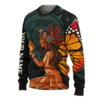 Aztec Itzpapalotl Warrior Goddess Customized 3D All Overprinted Shirt