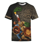 Aztec Warrior Fighting Maya Aztec Customized 3D All Over Printed Shirt - AM Style Design