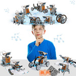 12-in-1 Educatieve Robot Speelgoed op Zonne-Energie
