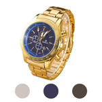 Luxe Gouden Mannen Horloge RQMand - Webwinkelaar.nl