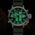 Megalith Groene Hulk Horloge - Sport Editie