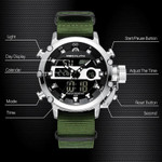 Megalith Groene Hulk Horloge - Sport Editie