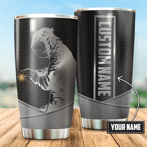 Personalized Welder Stainless Steel Tumbler