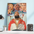 Gangsta Rapper Snoop Dogg Artwork Canvas