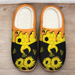 Wu-tang Bee and Sunflower Pattern Slipper