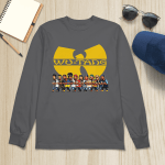 Wutang Clan Logo Pixel Black Tshirt