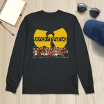 Wutang Clan Logo Pixel Black Tshirt