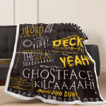 Rap HipHop Ghostface Killah Logo Blanket