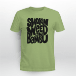 Rap Hiphop Smoking Weed On Bambu Tshirt