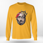 Tupac Shakur Iconic Rapper Crowned Tupac Shakur  Tshirt