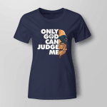 Tupac A Half Face Only God Can Judge Me Tshirt