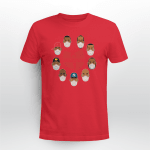 Wu-tang Clan Icon Face Logo Red Tshirt
