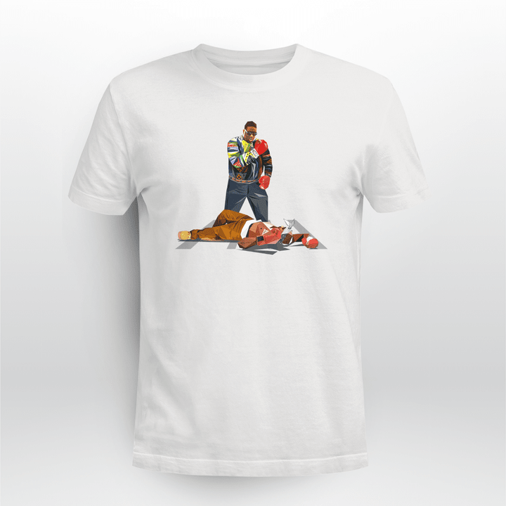 Biggie Boxing Tupac Artwork Tshirt