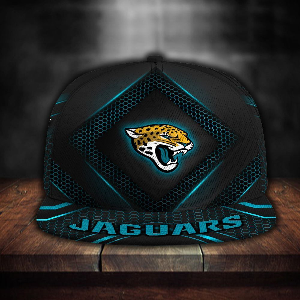 Jacksonville Jaguars 3D Hiphop Cap NFL Custom Name 08 M3BTH0251