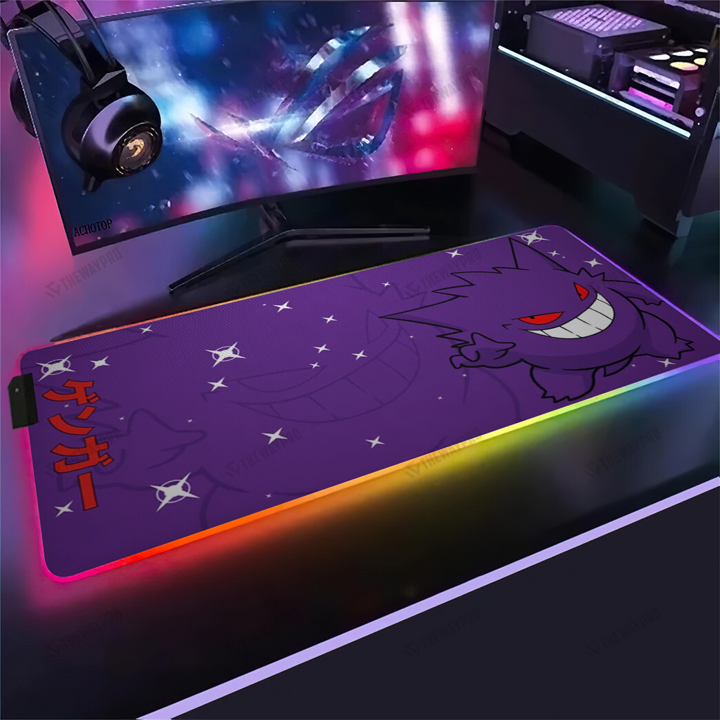 Gengar RGB Led Mouse Pad