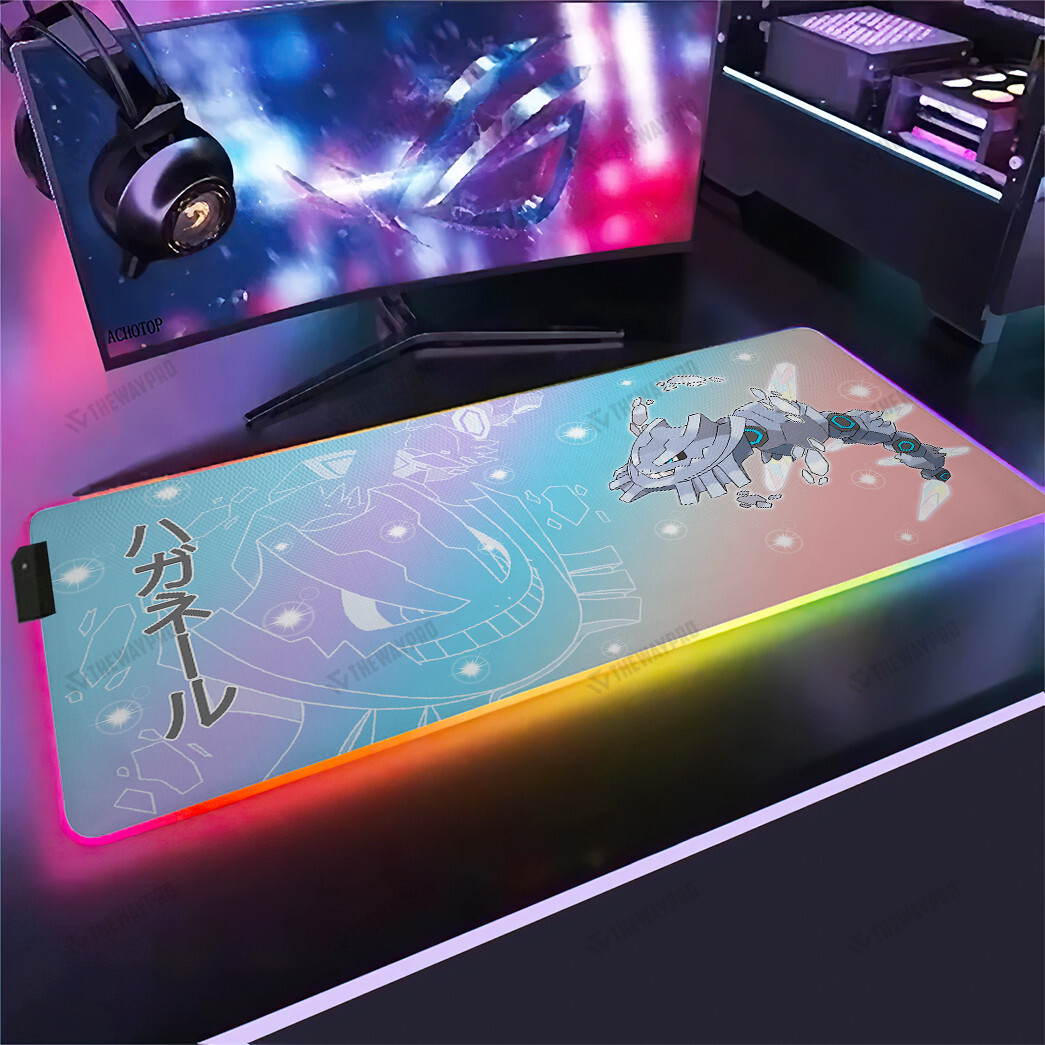 Mega Steelix RGB Led Mouse Pad