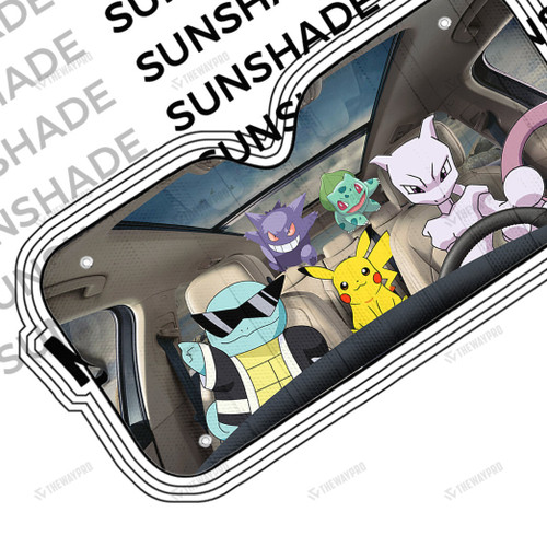 Mewtwo Drives Custom Sunshade