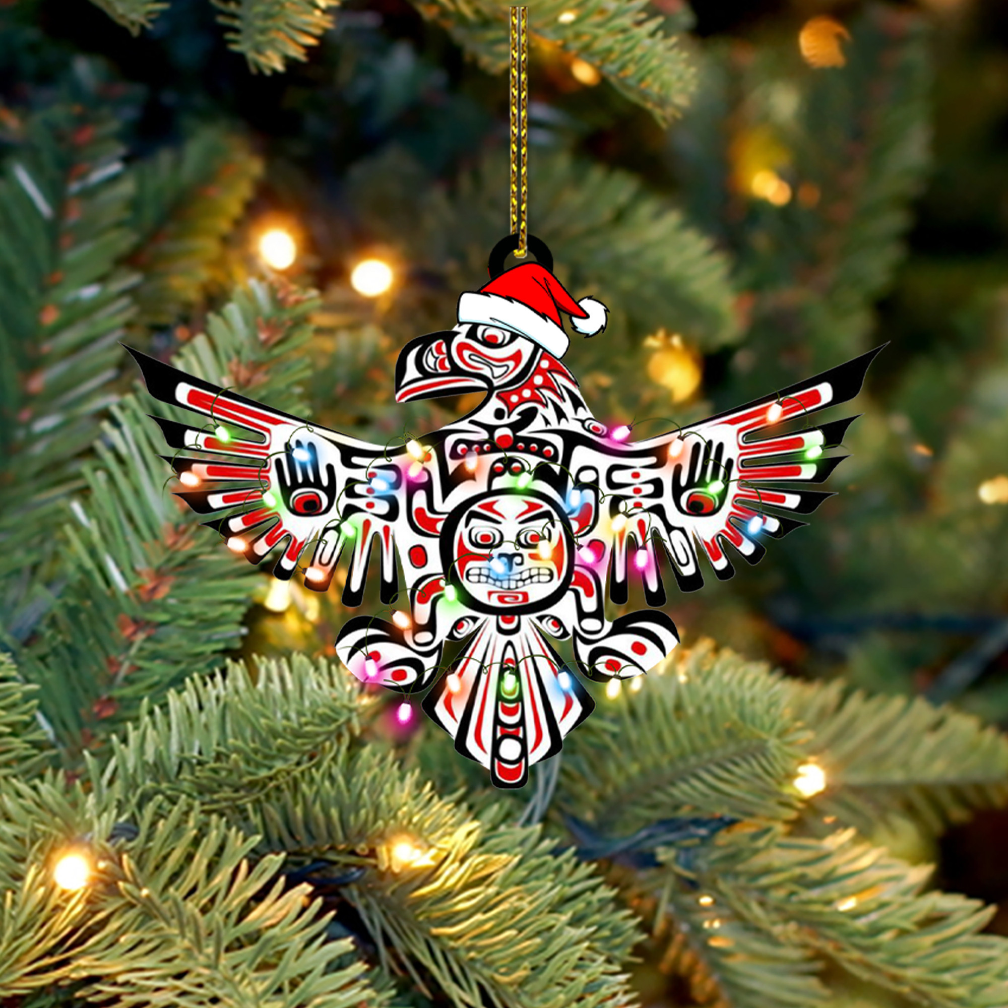 Eagle Tattoo Spirit Ornament Xmas Tree Decorations For 2022 Gifts