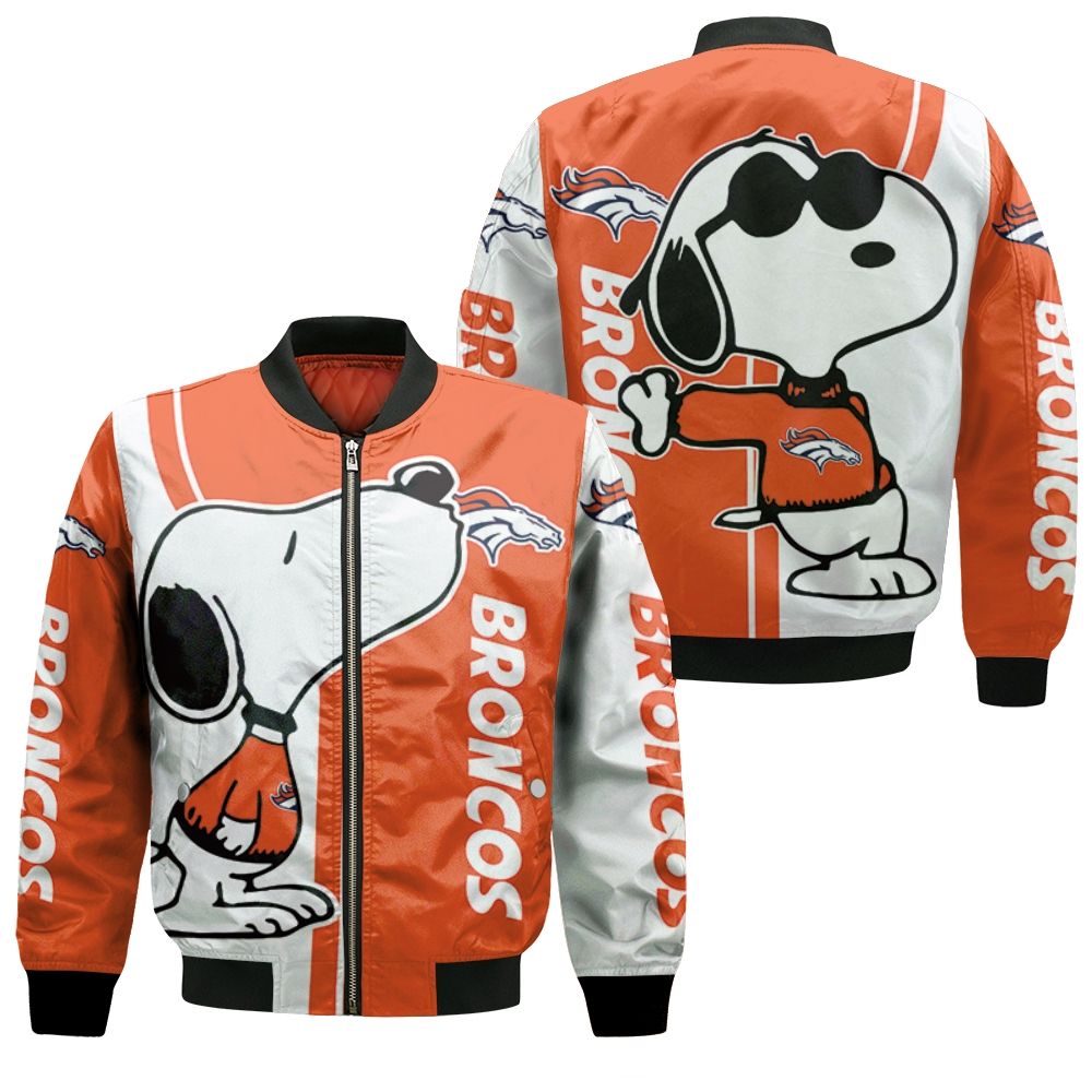 Denver Broncos Snoopy Lover 3d Printed Bomber Jacket – Cliffteeaz