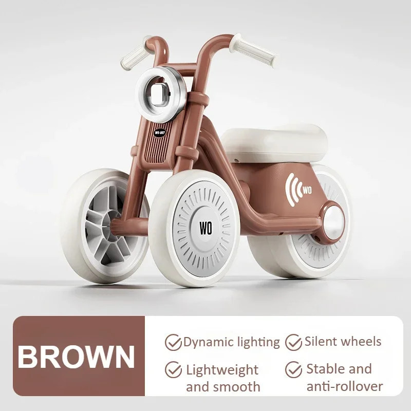 Tiny Biker Anti-Tip Light & Sound Motorcycle