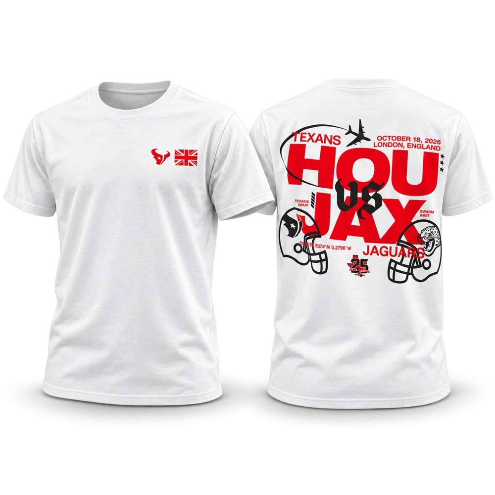 Houston Texans x Jacksonville Jaguars Merch T-Shirt Texans Apparel Gifts For Jaguars Lovers