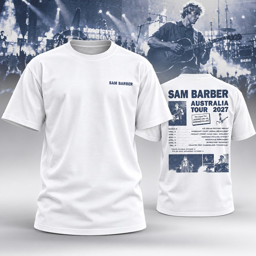 Sam Barber Merch Josiah And The Bonnevilles Tour T-Shirt Sam Barber Apparel Gifts For Josiah Lovers