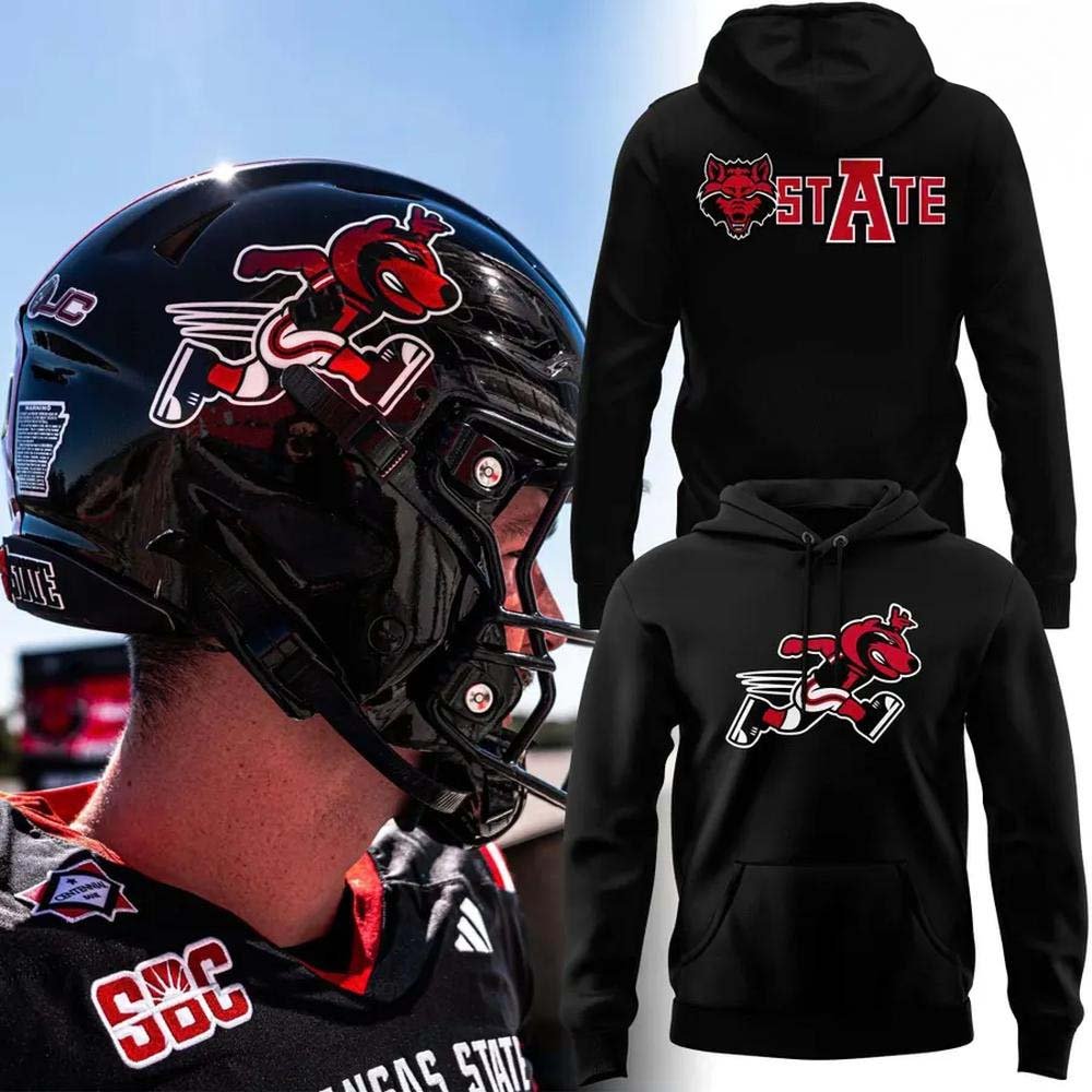 Arkansas State Red Wolves Merch Red Wolves College Football Hoodie Game Day Apparel