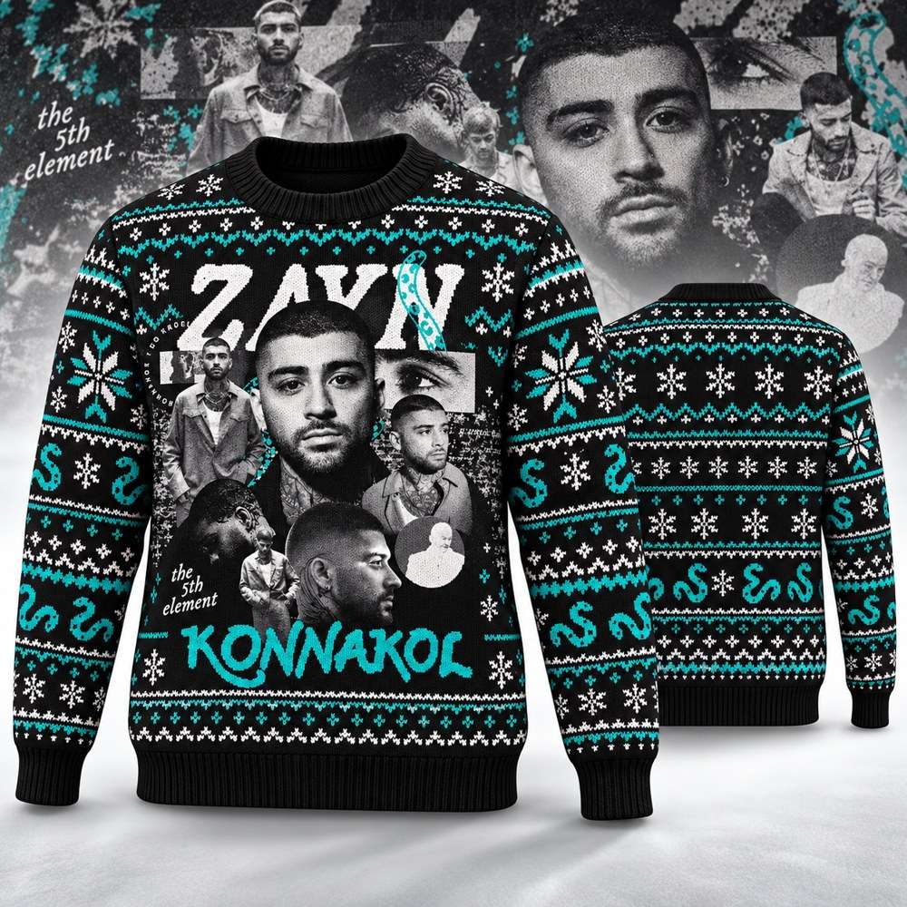 Zayn Merch Zayn Konnakol Merch The 5Th Element Ugly Christmas Sweater Gifts Ideas