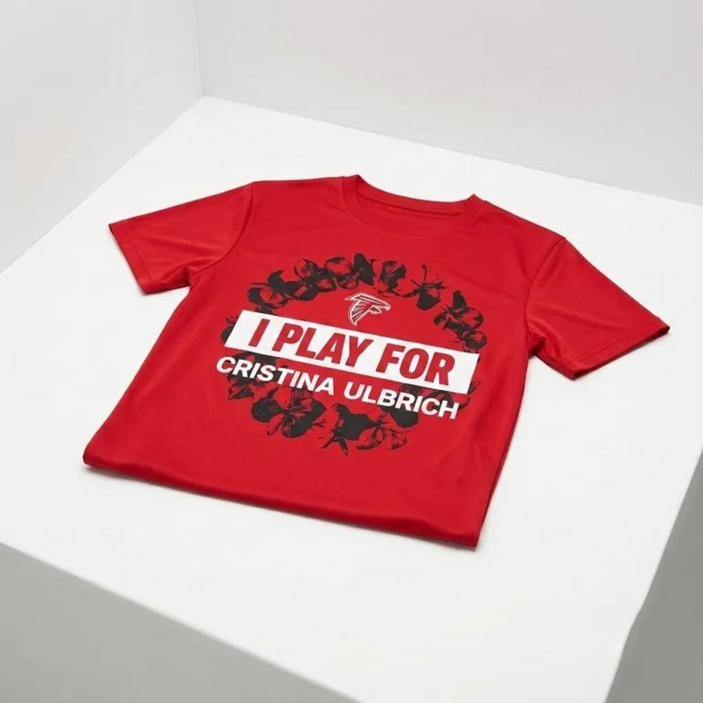 Falcons I Play For Cristina Ulbrich T-Shirt Atlanta Falcons Merch Great Football Gifts