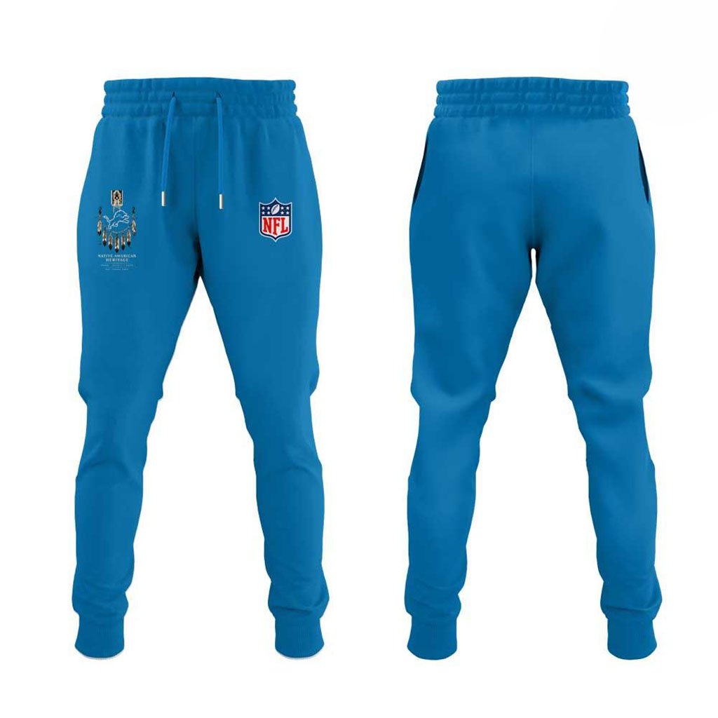 Detroit Lions Native American Heritage 2026 Sweatpants Detroit Lions Merch Present For Husband