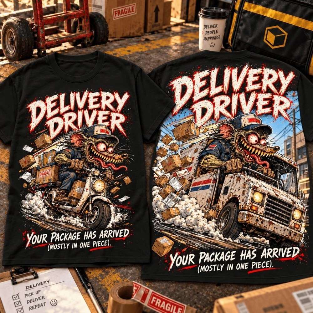 Delivery Driver Rat Fink Package Has Arrived Shirt Gifts For Delivery Driver Lovers